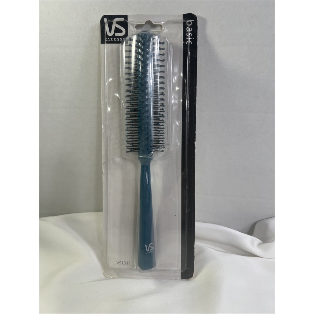 Vintage 2001 VS Sassoon Basic Round Brush Teal New In Original Packaging